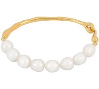 The Edit by Estella Bartlett The Edit by Estella Bartlett Tone Molten and Baroque Pearl Bangle Bracelet doré Un an