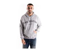 The Editor, Homme, Sweatshirts et sweats à capuche, Gris, Taille: M Hooded SweaT-shirt