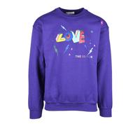 The Editor, Homme, Sweatshirts et sweats à capuche, Violet, Taille: S Felpa