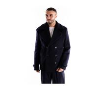 The Editor - Manteau Caban Court - Homme - Manteaux - Bleu - Taille: M