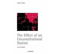 The Effect Of An Unconstitutional Statute