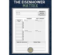 The Eisenhower Matrix: Time & Task Management Planner