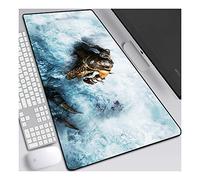 The Elder Scrolls Tapis de Souris Gaming XXL, 900x400mm, Anime Mouse Pad - Surface spéciale améliore la Vitesse et la précision, 3mm Base en Caoutchouc Antidérapant Surface-pour Ordinateur et PC, F