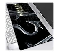 The Elder Scrolls Tapis de Souris Gaming XXL, 900x400mm, Anime Mouse Pad - Surface spéciale améliore la Vitesse et la précision, 3mm Base en Caoutchouc Antidérapant Surface-pour Ordinateur et PC, C
