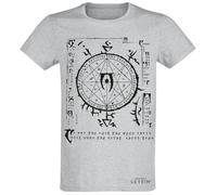 The Elder Scrolls V - Skyrim - Mysterium Xarxes Homme T-Shirt Manches Courtes Gris chiné M
