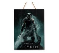 The Elder Scrolls V: Skyrim Tableau En Bois Woodarts 3d Dragonborn 30 X 40 Cm