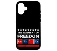 The Element of Freedom America, USA Liberty America Graphic Coque pour iPhone 16