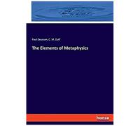 The Elements Of Metaphysics