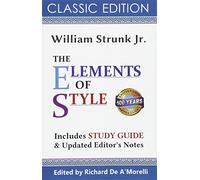 The Elements of Style (Classic Edition, 2017)