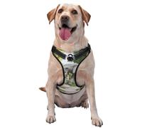 The Elephant in Utopia Harnais pour chien de petite, moyenne et grande taille - Durable, ne tire pas avec sangles réfléchissantes et boucles à dégagement rapide Taille L