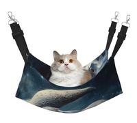 The Elephant On The Moon Printed Pet Hamac - Hamac de couchage pour chats, lapins, furets, chiots, petits animaux