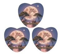 The Elephant Walks Lot de 3 désodorisants à suspendre pour voiture, maison, bureau, style gris