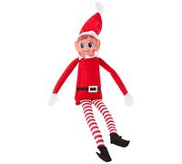The Elf Company Peluche elfe assise 40 cm, rouge, taille unique