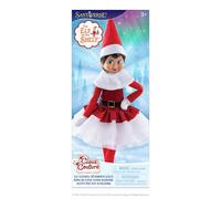 The Elf on the Shelf Claus Couture Collection Fancy Santa Party Dress - Élégante robe rouge pour les vacances - Elfe scout non inclus