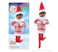 The Elf on the Shelf Claus Couture Collection Robe pull douillette - Col et poignets en fausse fourrure festive - Robe d'elfe scout non incluse