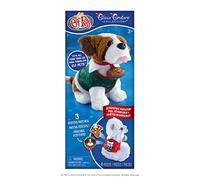 The Elf on The Shelf® Claus Couture® Elf Pets® Pull de Noël réversible Rouge et Vert avec 3 Patchs Velcro Tenue Elfe Pets