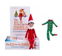 The Elf on the Shelf Elfe scout aux yeux bleus avec Claus Couture Good Night, Sleep Tight