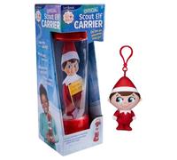 The Elf on The Shelf Ensemble de voyage : porte-elfe scout et mini clip Plushee Pal