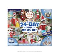 The Elf on the Shelf Kit d'elfe Ultime de 24 Jours - Accessoires Officiels pour 24 Jours de Magie des Elfes - Plus de 70 Accessoires, 24 Packs d'idées - À partir de 3 Ans