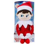 The Elf on the Shelf Plushee Pals - Elfe Scout en Peluche aux Yeux Bleus pour garçon - Peluche Elfe câlin et Adorable 43,2 cm