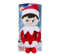 The Elf on the Shelf Plushee Pals - Elfe Scout en Peluche aux Yeux Bleus pour garçon - Peluche Elfe câlin et Adorable 43,2 cm