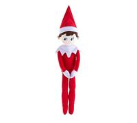 The Elf on The Shelf® Plushee Pals® Huggable | Peluche Elfe 70 cm | Garçon aux Yeux Bleus | Poupée Doudou Elfe Scout