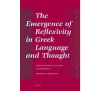 The Emergence Of Reflexivity In Greek Language And Thought