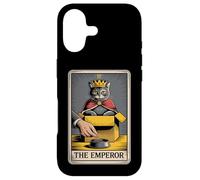 The Emperor Tarot Card in Box Gamelle Humoristique Motif Chat Coque pour iPhone 17