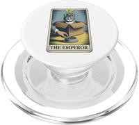 The Emperor Tarot Card In Box Gamelle humoristique Motif chat PopSockets PopGrip pour MagSafe