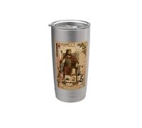 The Emperor Tarot Card Scrapbook Design Gobelet isotherme en acier inoxydable double paroi