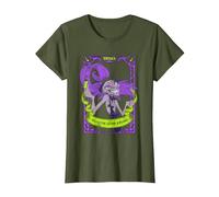 The Emperors New Groove Yzma Tarot Card T-Shirt, Femme, Olive, S