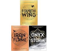 The Empyrean Series Collection 3 Books Set By Rebecca Yarros (Fourth Wing, Iron Flame & Onyx Storm)
