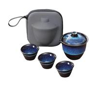 Thé en porcelaine chinoise, Thé en céramique artis Service à thé de voyage en porcelaine, service à thé traditionnel chinois Gongfu, théière Kung Fu chinoise for pique-nique, hôtel, extérieur, maison