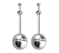 Thé en vrac plus raide, passoires à thé en vrac - Acier inoxydable 2 pièces Infuseur à thé | Accessoires de qualité alimentaire Longue manipulation Diffuseur de feuilles d'arrachement pour sucre e