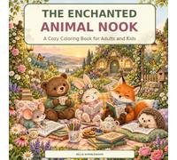 The Enchanted Animal Nook: A Cozy Coloring Book for Adults and Kids
