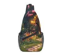 The Enchanted Garden, The Enchanted Forest Sac à bandoulière Sac à bandoulière Sac à dos de voyage pour homme Sac à dos de randonnée