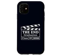 The End Graduation Class of 2026 Clapboard Humoristique pour Senior Coque pour iPhone 11