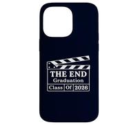 The End Graduation Class of 2026 Clapboard Humoristique pour Senior Coque pour iPhone 14 Pro Max