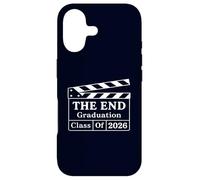 The End Graduation Class of 2026 Clapboard Humoristique pour Senior Coque pour iPhone 17