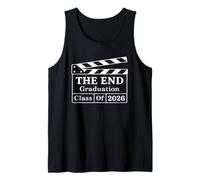 The End Graduation Class of 2026 Clapboard Humoristique pour Senior Débardeur