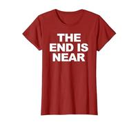 The End is Near 2020 T-Shirt, Femme, Canneberge, S
