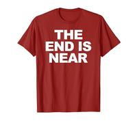 The End is Near 2020 T-Shirt, Homme, Canneberge, S