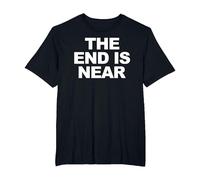 The End is Near 2020 T-Shirt, Homme Grandes Tailles, Noir, 3X Tall