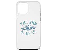 The End Is Near UFO Alien Invasion Drôle Science-fiction Coque pour iPhone 12 mini