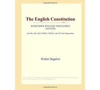 The English Constitution (Webster's Spanish Thesaurus Edition)