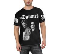 The English Punk - T-shirt à col rond pour homme - Imprimé graphique 3D - Pour randonnée, voyage, The Damned-3, S