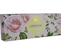 The English Soap Company, Gift Boxed Hand Soaps, Summer Rose, 3 x 100g