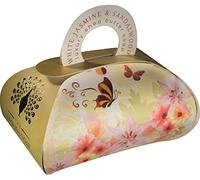 The English Soap Company, Large Gift Bag Bath Soap, White Jasmine and Sandalwood, 260g