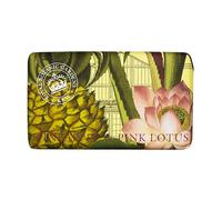 The English Soap Company Savon Emballé Royal Botanical Gardens Kew au Beurre de Karité Ananas, Savon Hydratant pour le Corps, Parfum Ananas et Lotus Rose 240g