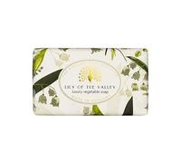 The English Soap Company Savon Emballé Vintage, Savon au Beurre de Karité Parfum Lys, Hydratant pour le Corps, Parfum Muguet 190g